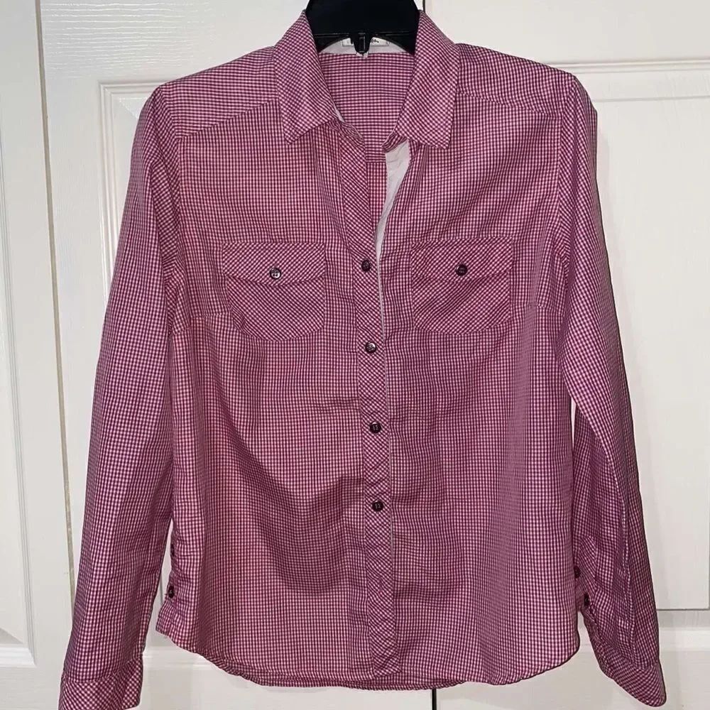 💜 kut from the Kloth Checked Button Up Shirt